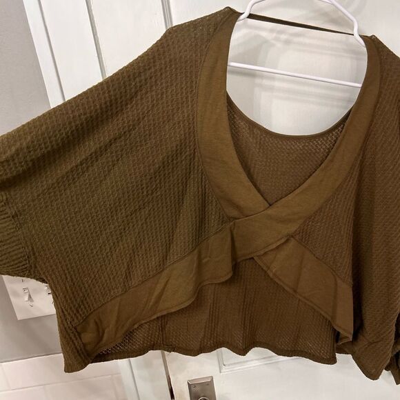 We The Free Olive Long Sleeve Top - Picture 5 of 9